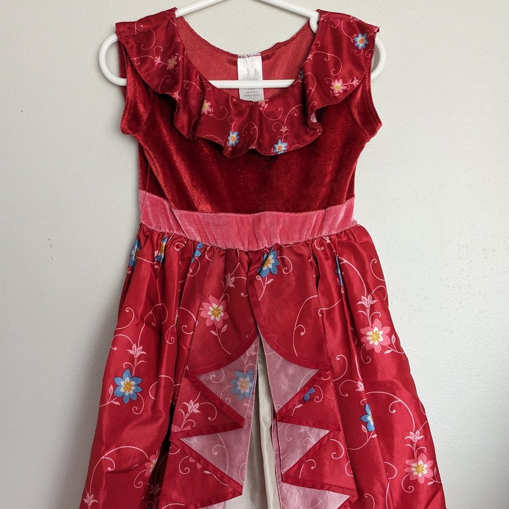 Princess Dress Elena Of Avalor - Little Adventures Ruby Princess sz Small